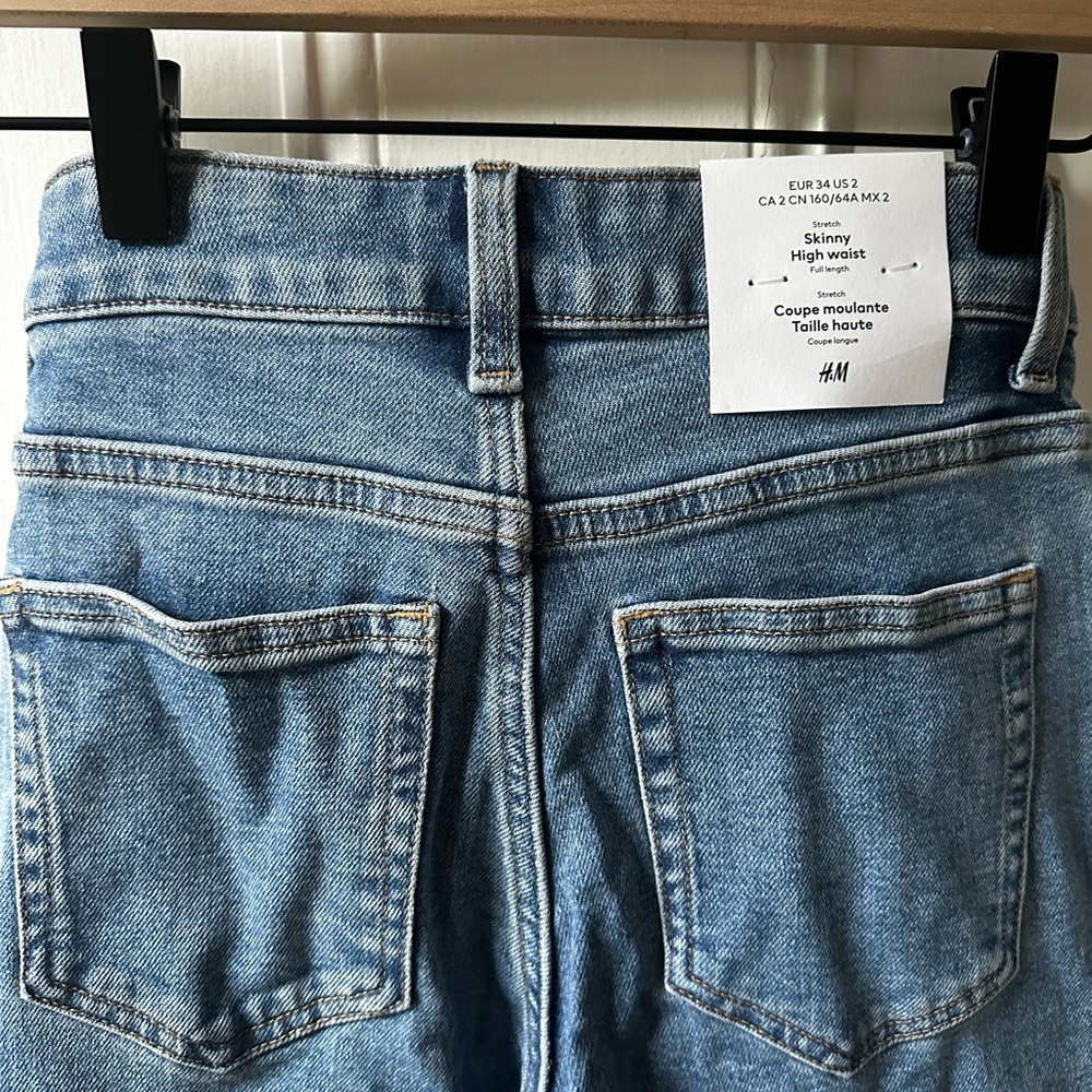 H&M Blue Skinny Jeans Classic Style